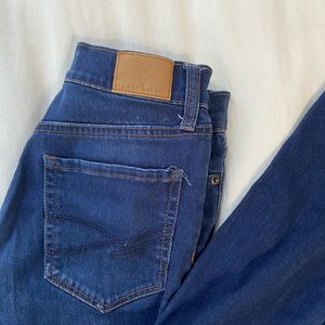aeropostale dark wash skinny jeans